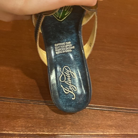 Infinity Leather High Heels Mules/Slippers - Picture 5 of 5